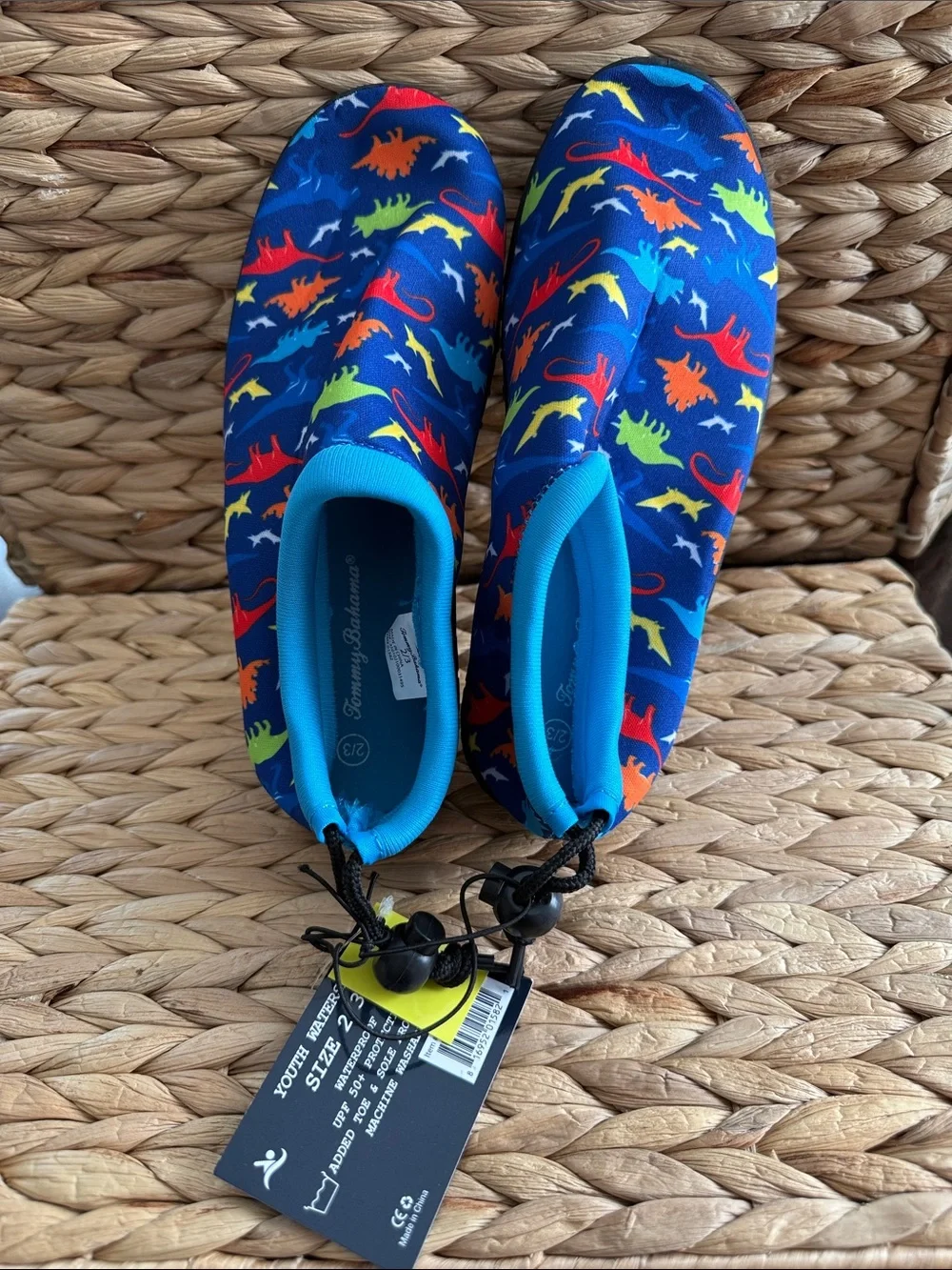 Tommy Bahama Kids' Blue Dinosaur Water Shoes